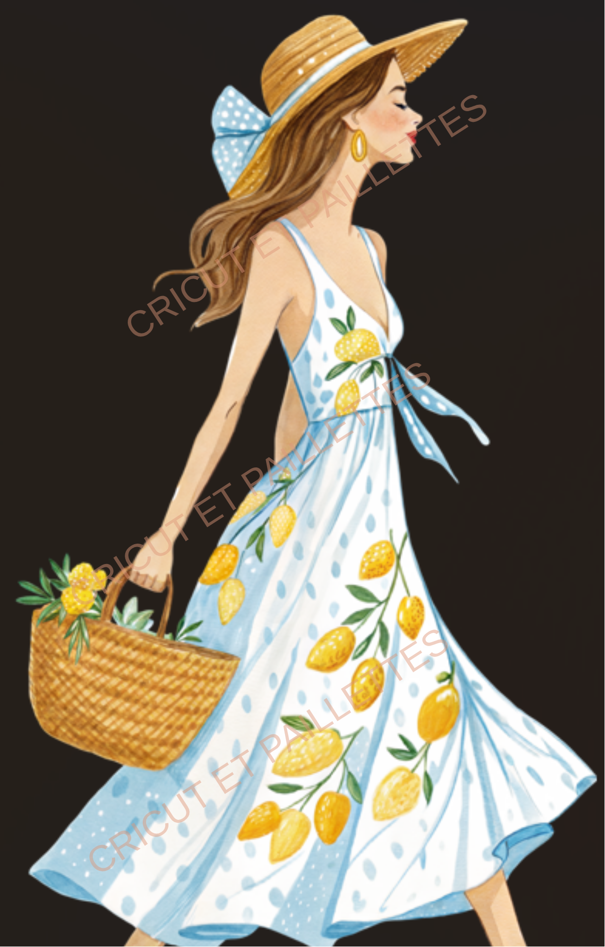 Illustrations digitales La Dolce Vita – cliparts aquarelle pour projets créatifs