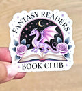 Sticker Fantasy Readers Book Club - Dragon et livre magique

