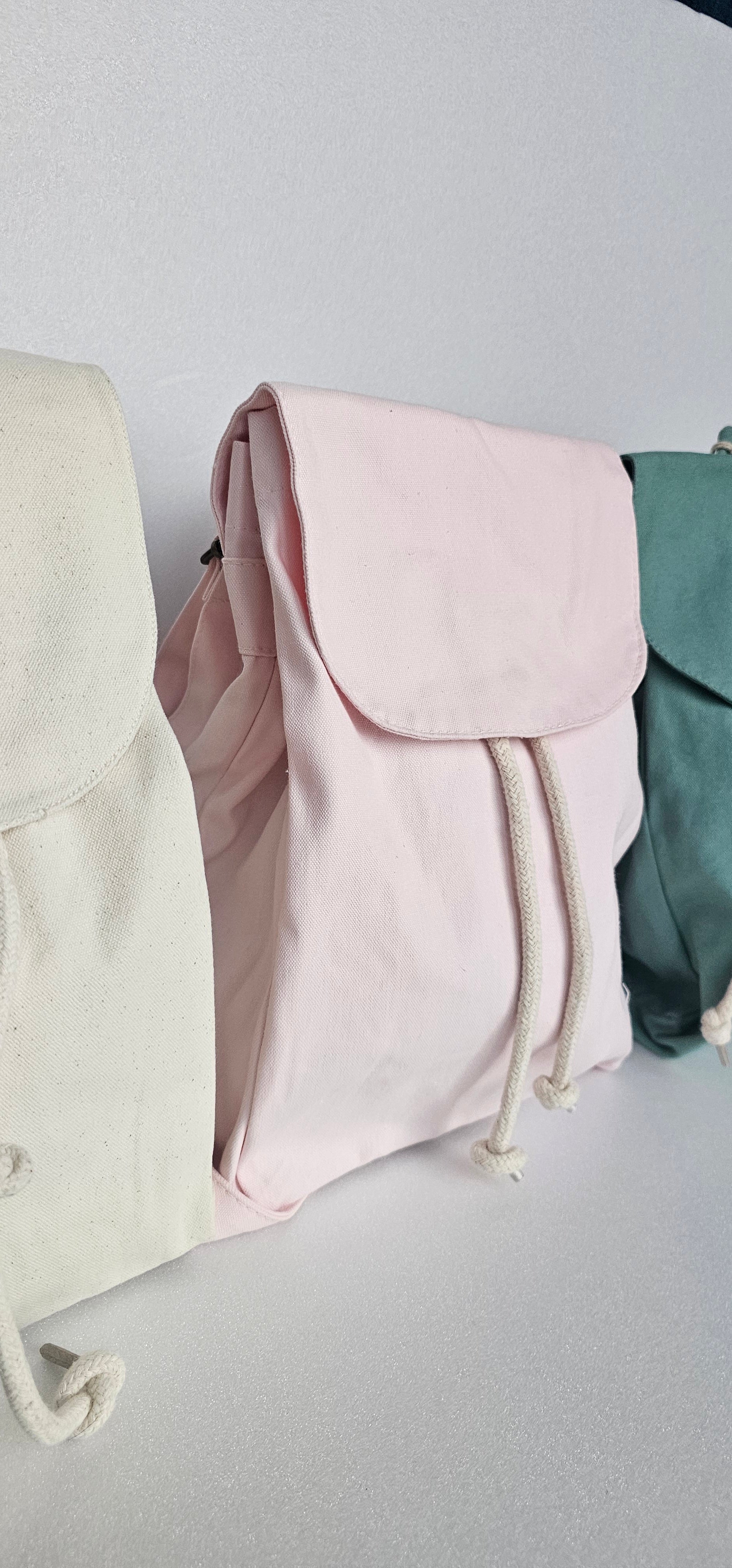 Petit sac à dos enfant coton - détails et finitions de qualité