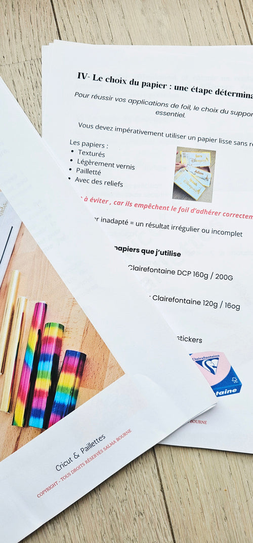 Aperçu du contenu du guide foil - méthode pas à pas
