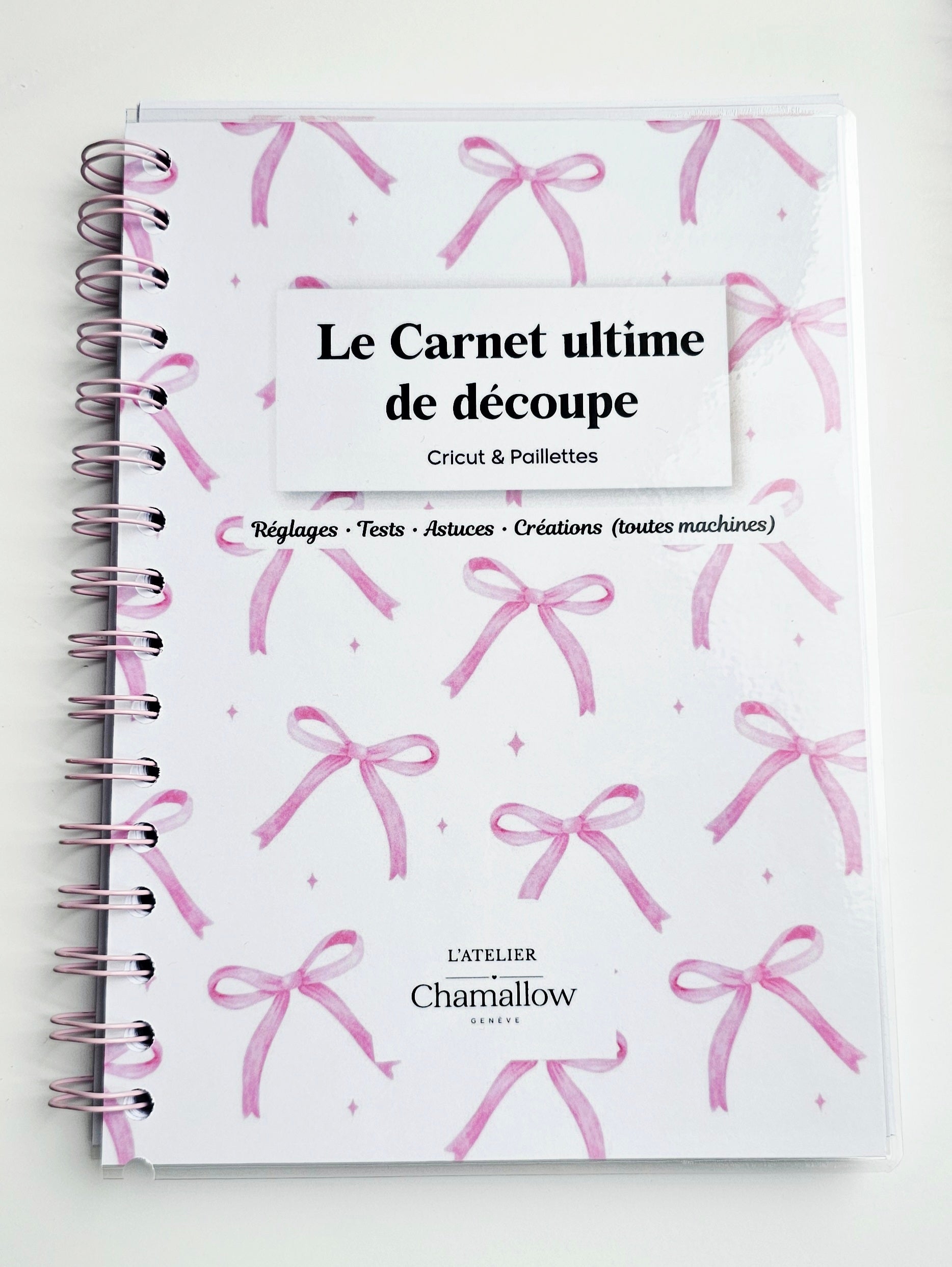 Carnet Ultime Cricut - Référence rapide des paramètres de découpe par matériau