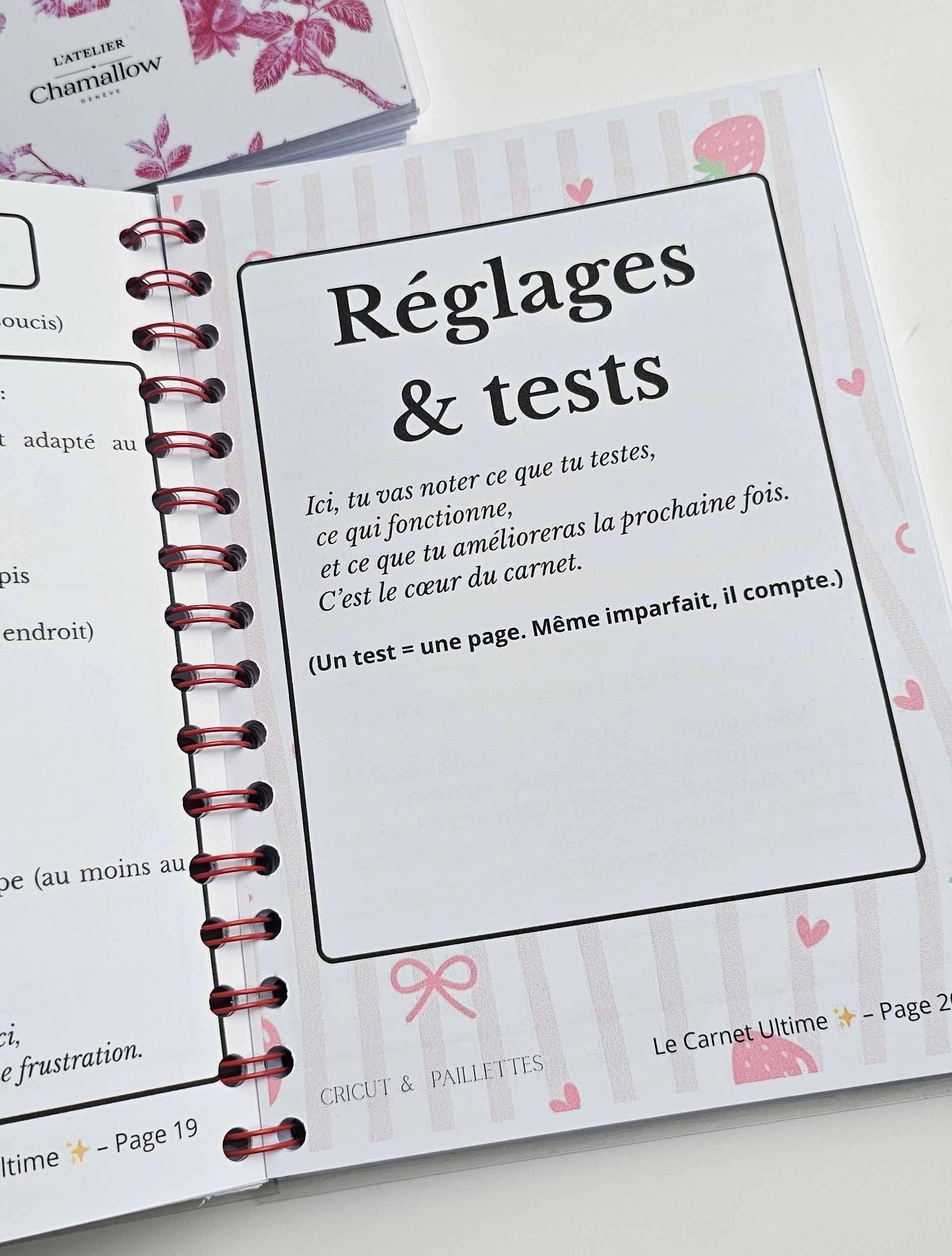 Carnet Ultime de Découpe - Exemples de réglages par matériau