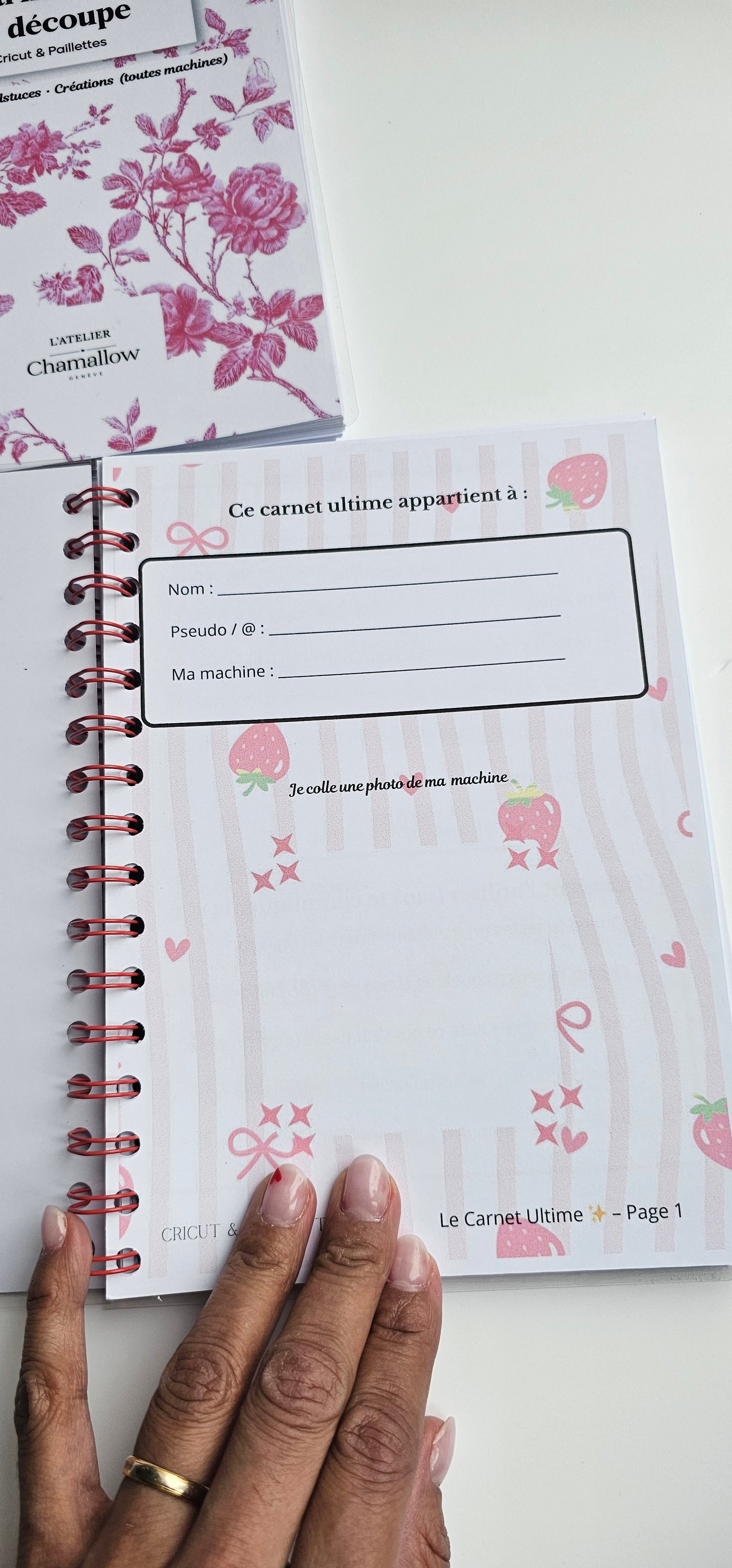 Carnet Ultime de Découpe - Vue d'ensemble du carnet ouvert